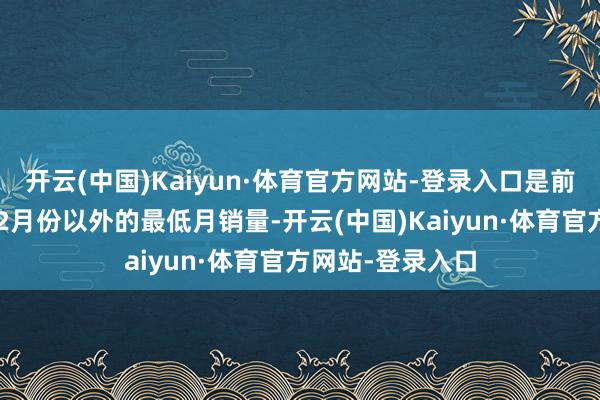 开云(中国)Kaiyun·体育官方网站-登录入口是前9个月当中除了2月份以外的最低月销量-开云(中国)Kaiyun·体育官方网站-登录入口