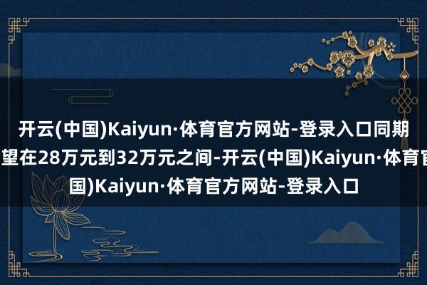 开云(中国)Kaiyun·体育官方网站-登录入口同期新车的售价区间瞻望在28万元到32万元之间-开云(中国)Kaiyun·体育官方网站-登录入口