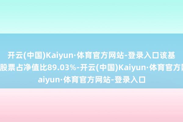 开云(中国)Kaiyun·体育官方网站-登录入口该基金金钱建树：股票占净值比89.03%-开云(中国)Kaiyun·体育官方网站-登录入口