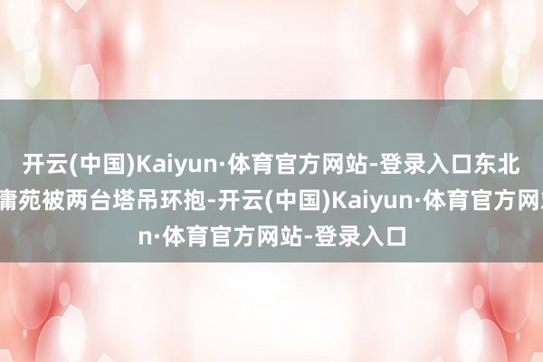 开云(中国)Kaiyun·体育官方网站-登录入口东北部的鹊华中庸苑被两台塔吊环抱-开云(中国)Kaiyun·体育官方网站-登录入口