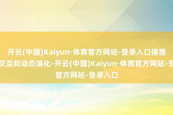 开云(中国)Kaiyun·体育官方网站-登录入口撑捏多风雅交互和动态演化-开云(中国)Kaiyun·体育官方网站-登录入口