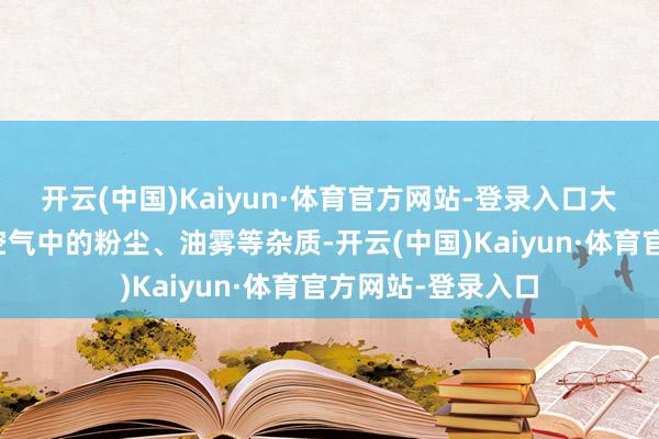 开云(中国)Kaiyun·体育官方网站-登录入口大要高效去除压缩空气中的粉尘、油雾等杂质-开云(中国)Kaiyun·体育官方网站-登录入口