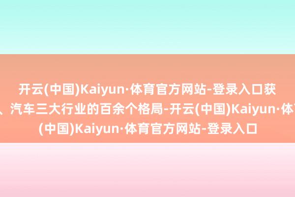 开云(中国)Kaiyun·体育官方网站-登录入口获胜运用于地产、家居、汽车三大行业的百余个格局-开云(中国)Kaiyun·体育官方网站-登录入口