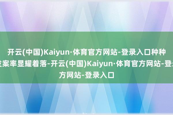 开云(中国)Kaiyun·体育官方网站-登录入口种种案件发案率显耀着落-开云(中国)Kaiyun·体育官方网站-登录入口