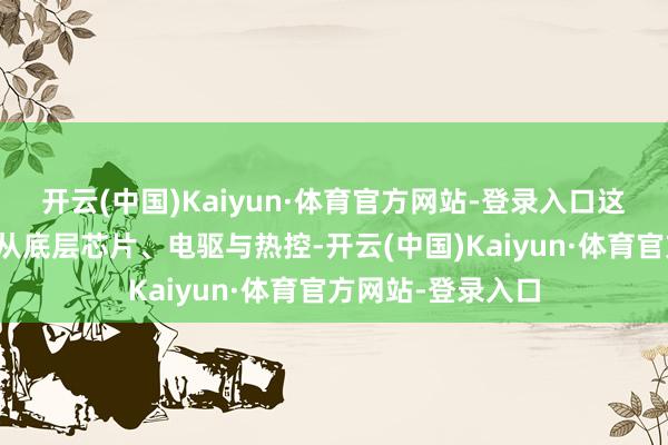 开云(中国)Kaiyun·体育官方网站-登录入口这四大平台变成了从底层芯片、电驱与热控-开云(中国)Kaiyun·体育官方网站-登录入口