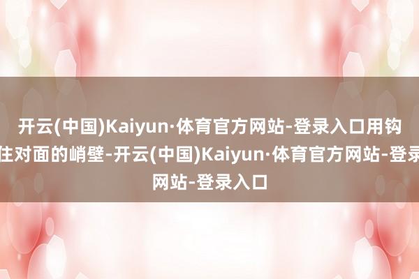 开云(中国)Kaiyun·体育官方网站-登录入口用钩子勾住对面的峭壁-开云(中国)Kaiyun·体育官方网站-登录入口