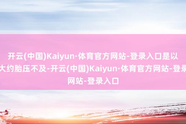 开云(中国)Kaiyun·体育官方网站-登录入口是以看似大约胎压不及-开云(中国)Kaiyun·体育官方网站-登录入口