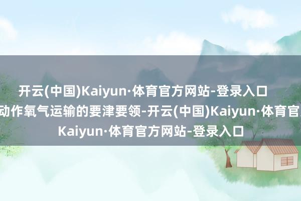开云(中国)Kaiyun·体育官方网站-登录入口 氧气管网系统动作氧气运输的要津要领-开云(中国)Kaiyun·体育官方网站-登录入口