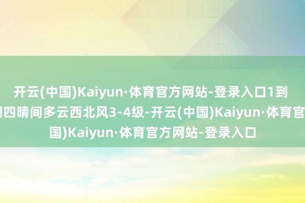 开云(中国)Kaiyun·体育官方网站-登录入口1到 -4℃1月9日 星期四晴间多云西北风3-4级-开云(中国)Kaiyun·体育官方网站-登录入口