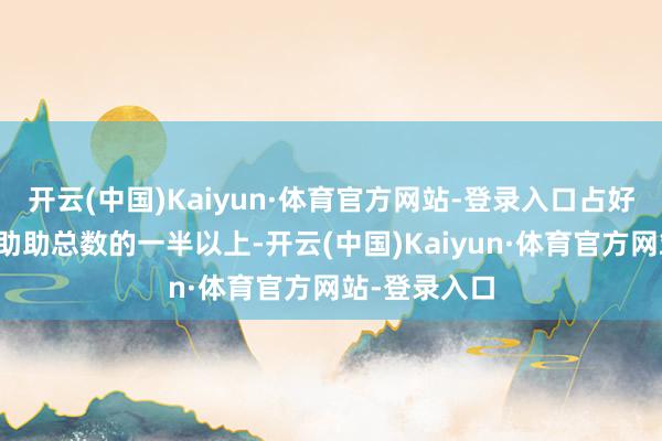 开云(中国)Kaiyun·体育官方网站-登录入口占好意思国对外助助总数的一半以上-开云(中国)Kaiyun·体育官方网站-登录入口