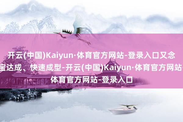 开云(中国)Kaiyun·体育官方网站-登录入口又念念指示打宝达成、快速成型-开云(中国)Kaiyun·体育官方网站-登录入口