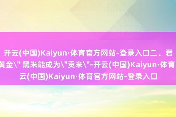 开云(中国)Kaiyun·体育官方网站-登录入口二、君主餐桌上的