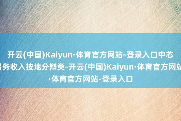 开云(中国)Kaiyun·体育官方网站-登录入口中芯国外主交易务收入按地分辩类-开云(中国)Kaiyun·体育官方网站-登录入口