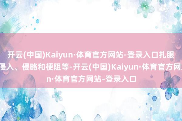 开云(中国)Kaiyun·体育官方网站-登录入口扎眼收集抨击、侵入、侵略和梗阻等-开云(中国)Kaiyun·体育官方网站-登录入口