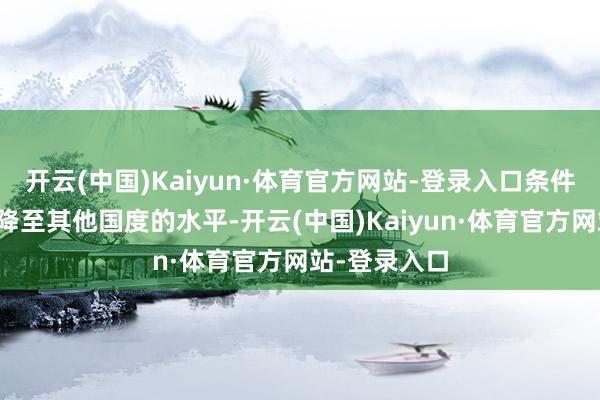 开云(中国)Kaiyun·体育官方网站-登录入口条件他们将价钱降至其他国度的水平-开云(中国)Kaiyun·体育官方网站-登录入口